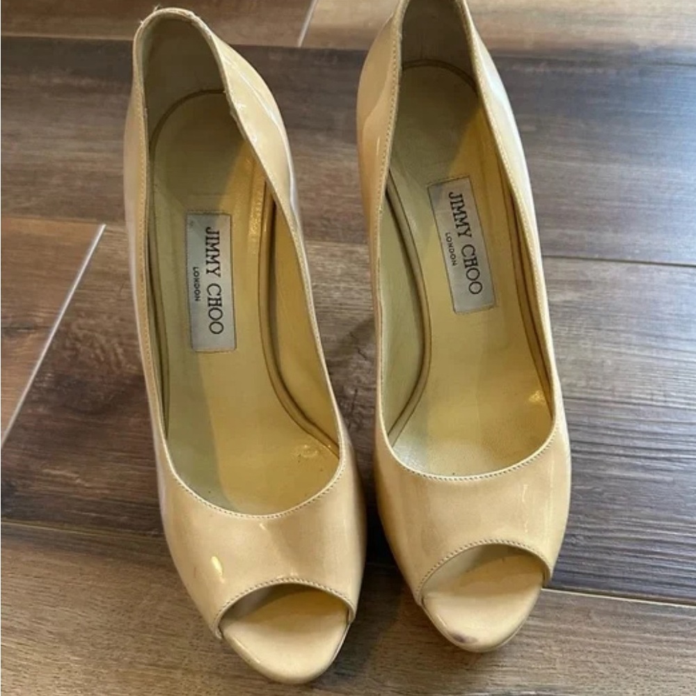 Jimmy Choo leather toes, size 35 , generally used in good condition